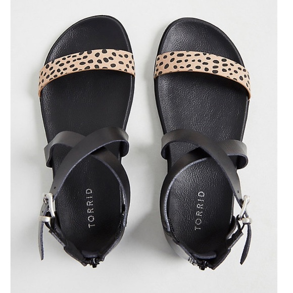 torrid Shoes - Torrid Leopard Faux Leather Sandals